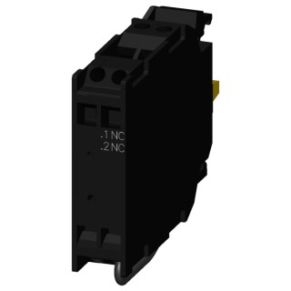 SIRIUS ACT contact module, front mounting, spring-loaded terminal, 1NC1MC