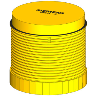 Signaling Column, Diameter 70mm, Single Element, Light Element, yellow