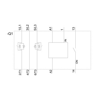 Soft starter, 3RW30, with bypass (L1, L3), two phase