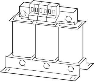 Сетевой дроссель, 3p, 10A, 2.94 мГн, 550 В, 50/60 Гц