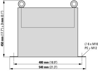 Синус-фильтр, 3p, 400 В АС, 440A