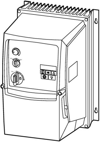 Преобразователь частоты DC1 3~/3~400В 18A 7,5кВт IP66, локальное управление