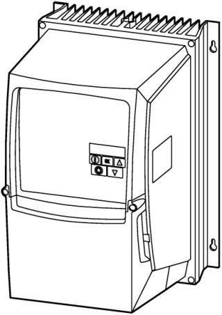 Преобразователь частоты DC1 3~/3~230В 18A 4кВт, встроенный фильтр ЭМС, IP66