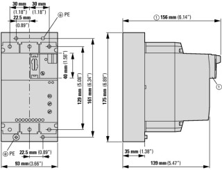 Устройство плавного пуска 55А, напряжение управления 24В (AC,DC)