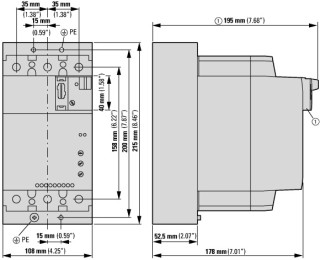 Устройство плавного пуска DS7 с интегр. системой SmartWire-DT, 55кВт