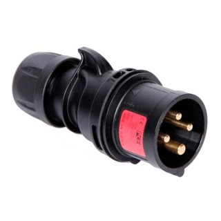 Вилка кабельная 16А/400V/3P+E/IP44