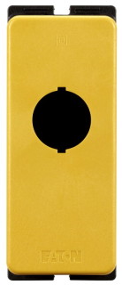 Корпус для поверхостного монтажа, желтый, 1 элемент, M22, yellow, IP67/IP69K