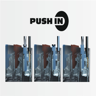 BL-I/O 3.50/30/180F M SN BK BX PRT Розеточные разъемы PUSH IN для подключен