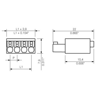 BCF 3.81/03/180 SN BK BX PRT PCB разъемы с шагом меньше 5 MM для сиг