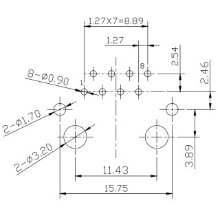 RJ45M R1V 3.3N4N TY