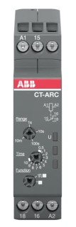Реле времени CT-EBC.12 компактное (мигание при включ./отключ.) 24-240В AC, 24-48В DC (7 диапазонов времени 0,05с...100ч) 1ПК