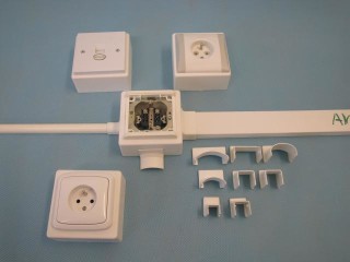 Коробка для кабельных каналов LKM 45 (HB) 98х98х45 мм