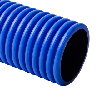 Труба двустенная жесткая синяя 6м KOPODUR KD 09050 (CC)