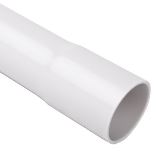 Труба жесткая гладкая с раструбом 750N PVC 4040 (KA)