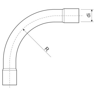 Поворот алюминиевый 6325 AL (XX)