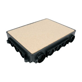 Напольная коробка под монолит KUP 57 (FB) бетонный слой 57-75 мм