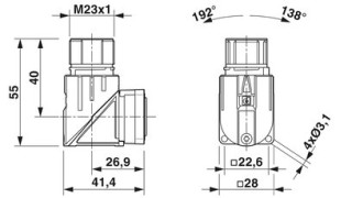 M23-12P2N8AA600S