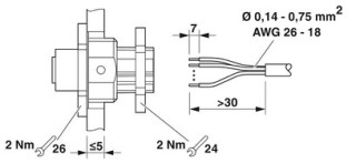 SACC-E-M12FSD-4PL-M20 PN