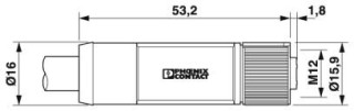 SAC-5P-3,0-280/M12FSL FE CH-MA