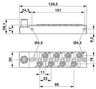 SACB- 8/3-L-M12-M8 HD