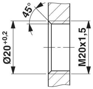 SACC-E-M12MS-3P-M20/0,5/0,15VA