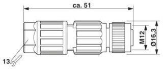 SACC-M12FS-4QO-0,34-M UT