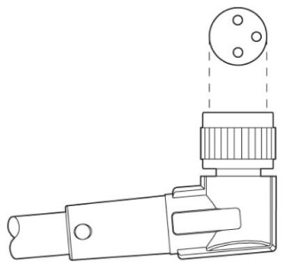 SAC-3P-M 8MS/ 1,5-PUR/4P-M 8FR