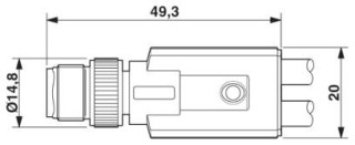 SAC-5P-Y/2X0,3-PUR/FS B PE SCO