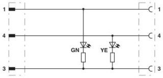 SAC-3P-M12MS/ 1,0-150/M12FR-2L