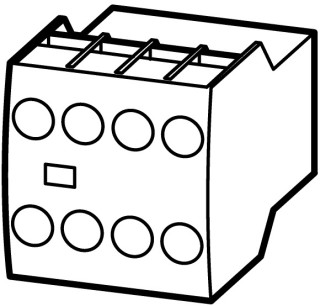 Блок вспомогательных контактов 4 полюса, 1НО+3НЗ, винтовые Зажимы