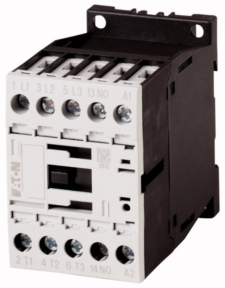 DILM7-10(24VDC) Контактор 7 А,  управляющее напряжение 24В (DС), 1 НО доп. контакт, категория применения AC-3, AC-4