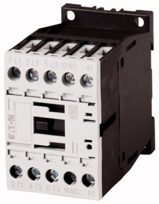 Контактор 12 А,  управляющее напряжение произвольное 50Гц (AС), 1 НО доп. контакт, категория применения AC-3, AC-4