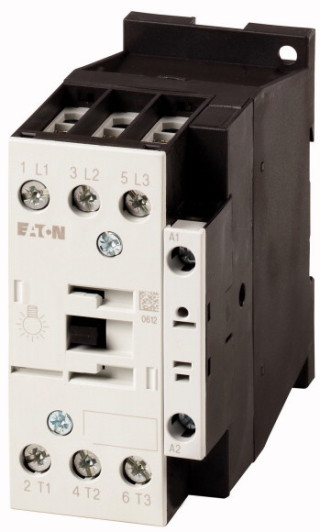 Контактор для коммутаци иосветительных нагрузок 12А, управляющее напряжение 24В (AC)