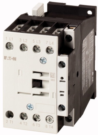 Контактор 32 А,  управляющее напряжение 230В (АС), 4 полюса, категория применения AC-3, AC-4