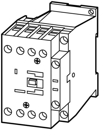 Контактор 32 А,  управляющее напряжение 230В (АС), 4 полюса, категория применения AC-3, AC-4