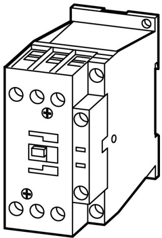 Контактор 25 А,  управляющее напряжение 220В (AС), 1 НЗ доп. контакт, категория применения AC-3, AC-4