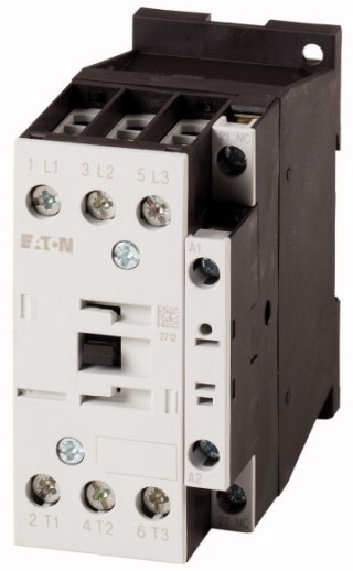 Контактор 32 А,  управляющее напряжение 200-240В (DС), 1 НЗ доп. контакт, категория применения AC-3, AC-4