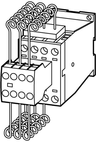 Контактор для коммутации конденсаторов12А, управляющее напряжение 190В (AC)