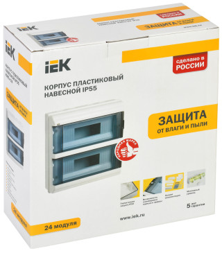 KREPTA 5 Корпус пластиковый КМПн-24 IP55 IEK