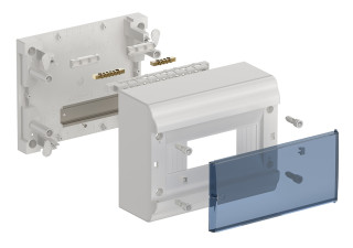 Бокс ЩРН-П-9 модулей навесной пластик IP41 PRIME IEK
