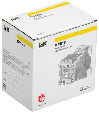 Контактор КМИе-49512 95А 230В/АС3 1НО;1НЗ IEK