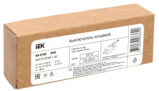 Выключатель концевой КВ-8108 регулируемый рычаг с пластиковым роликом IP65 IEK