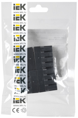Строительно-монтажная клемма СМК 773-308 с пастой (4шт/упак) IEK