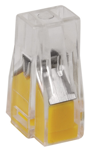 Строительно-монтажная клемма СМК 773-322 желтая (4шт/упак) IEK