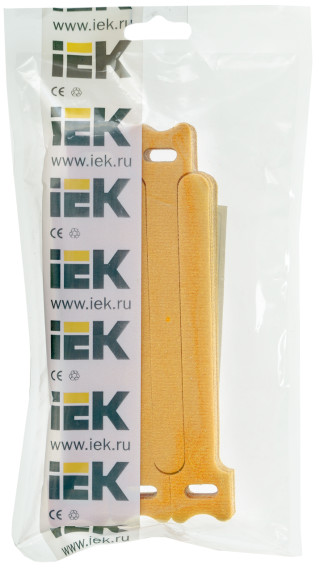 Хомут-липучка ХКл 14х135мм желтый (100шт) IEK