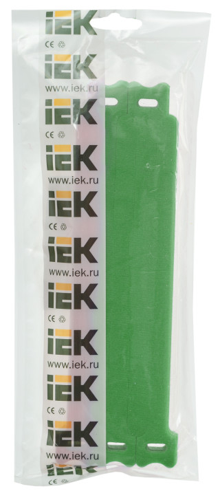 Хомут-липучка ХКл 14х210мм зеленый (100шт) IEK