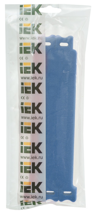 Хомут-липучка ХКл 14х210мм синий (100шт) IEK