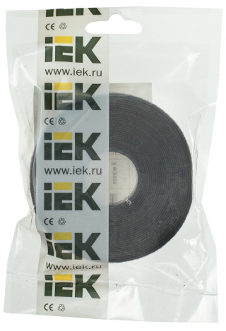 Хомут-липучка ХКл 20мм черный (5м/ролл) IEK