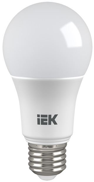 Лампа светодиодная A60 шар 11Вт 230В 4000К E27 (3шт/упак) IEK