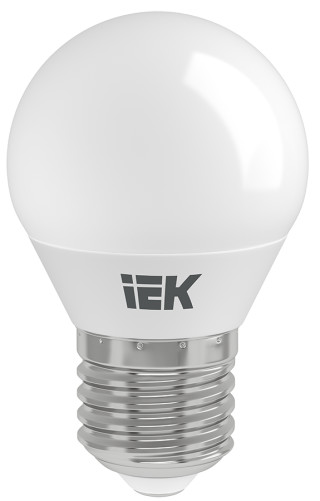 Лампа светодиодная G45 шар 7Вт 230В 4000К E27 (3шт/упак) IEK